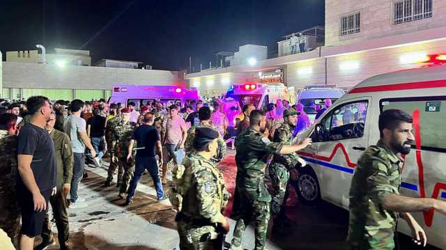 العراق: أكثر من 100 قتيل و150 جريحا في حريق شب بحفل زفاف شمال البلاد